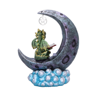 Moonbound Scholar LED Dragon Figurine 21cm 3