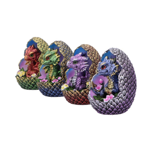 Blooming Brood Set of 4 Dragon Egg Figurines 9cm 2
