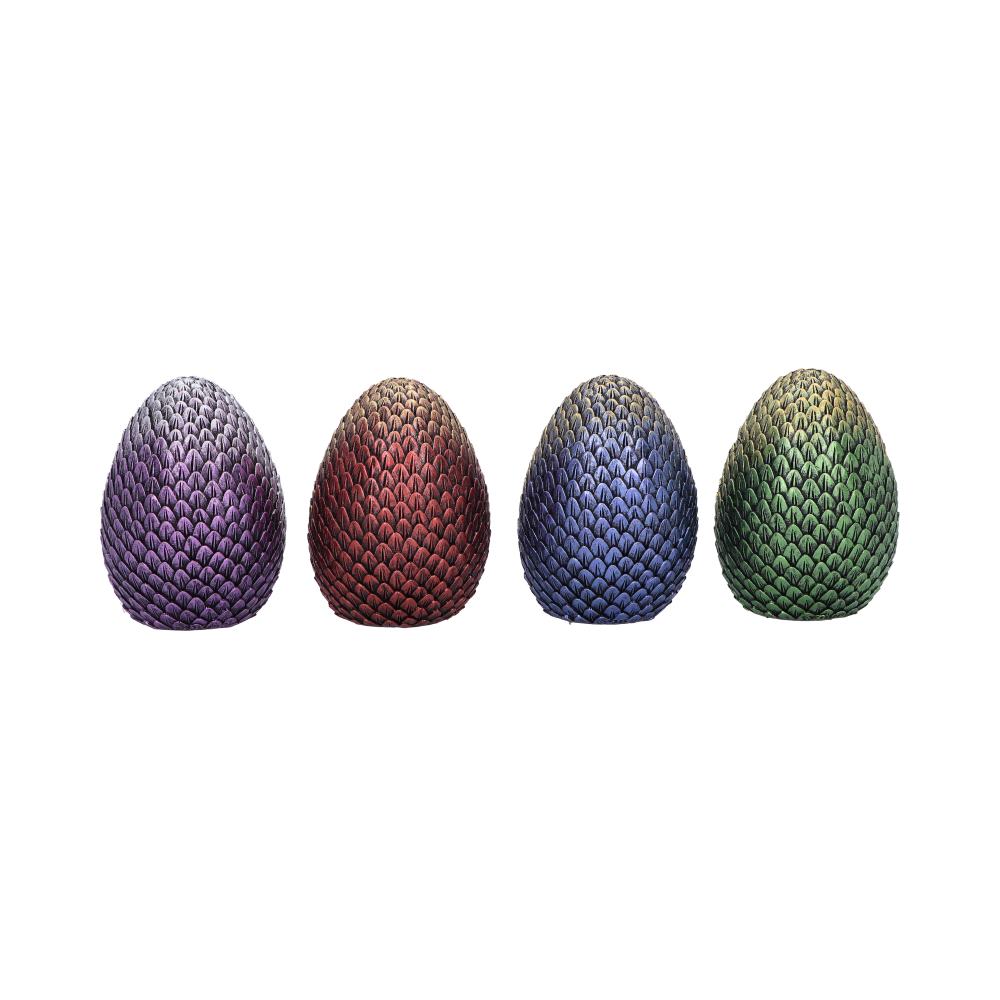 Blooming Brood Set of 4 Dragon Egg Figurines 9cm 3