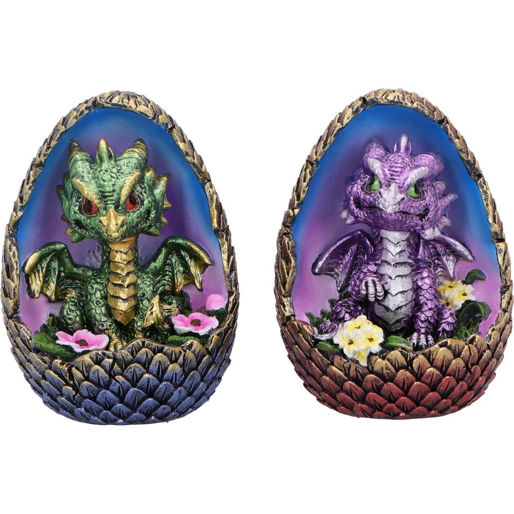 Blooming Brood Set of 4 Dragon Egg Figurines 9cm 5