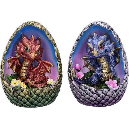 Blooming Brood Set of 4 Dragon Egg Figurines 9cm 6