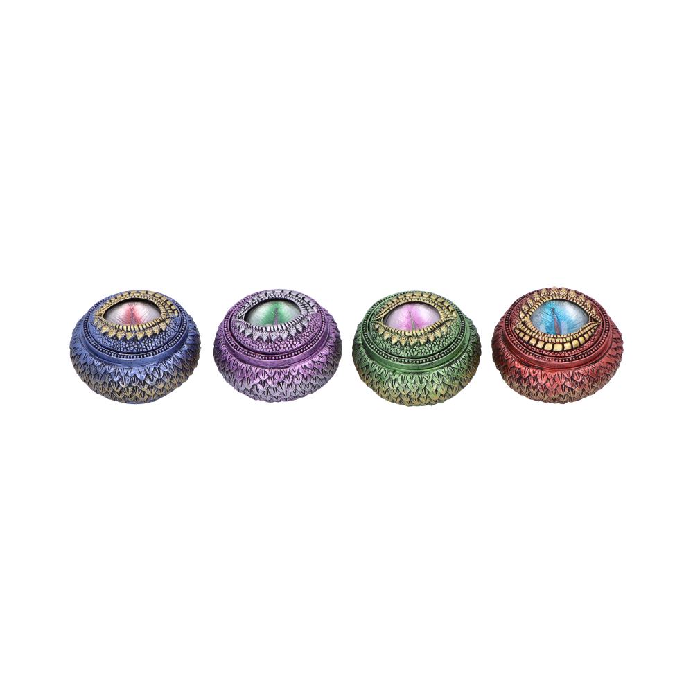 Eyes of Elders Set of Four Dragon Eye Boxes 8cm 3