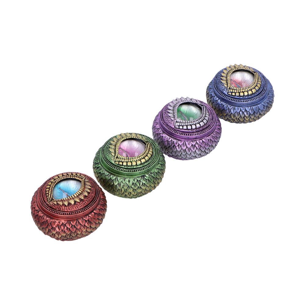 Eyes of Elders Set of Four Dragon Eye Boxes 8cm 4