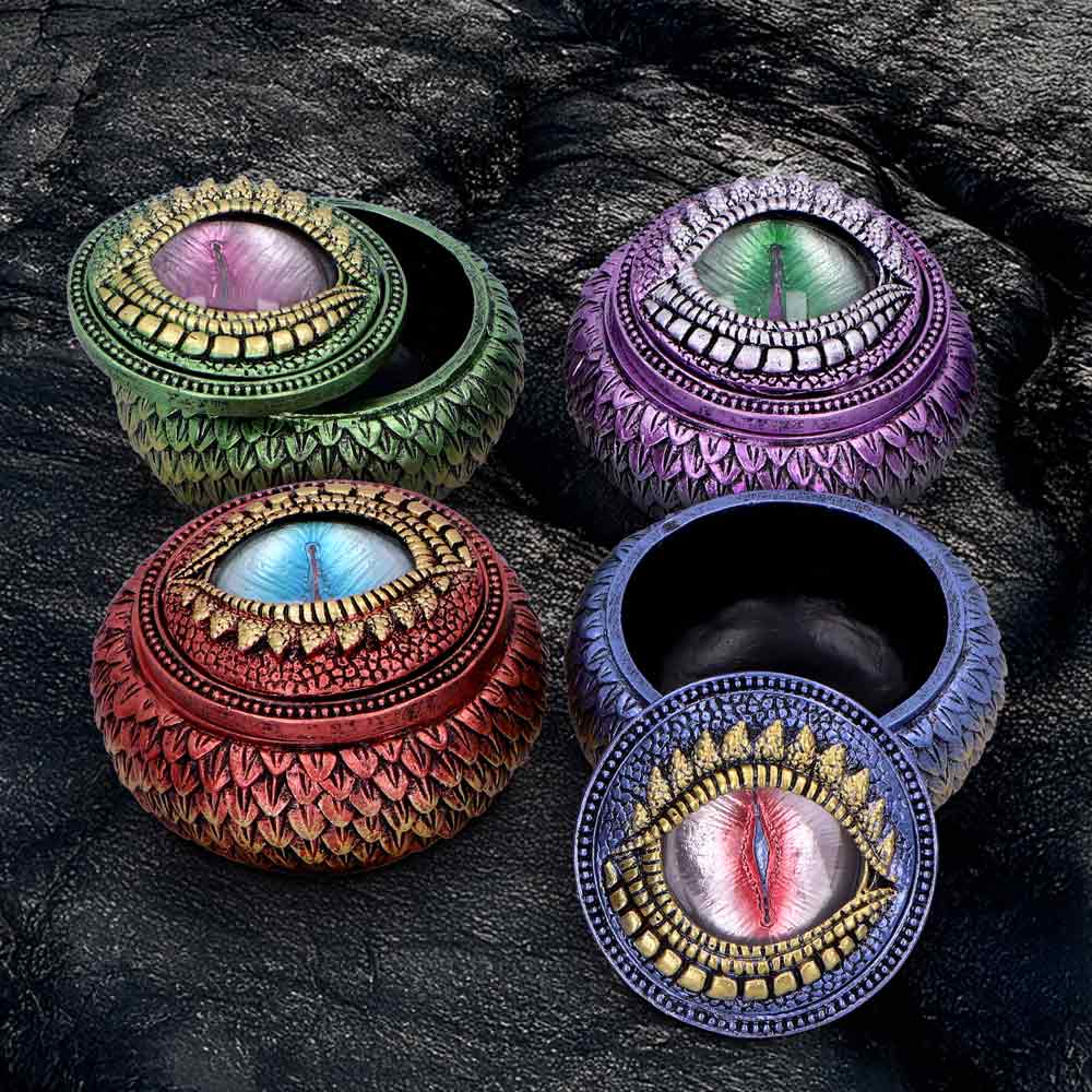 Eyes of Elders Set of Four Dragon Eye Boxes 8cm 7