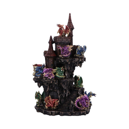 Dragon Castle Display 36 Piece with LED Light 25cm 1