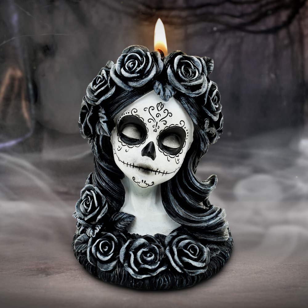 Flor de Muerte Tea Light Holder 10.5cm 7