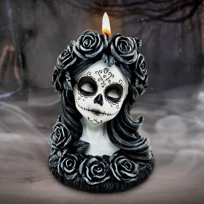 Flor de Muerte Tea Light Holder 10.5cm 7