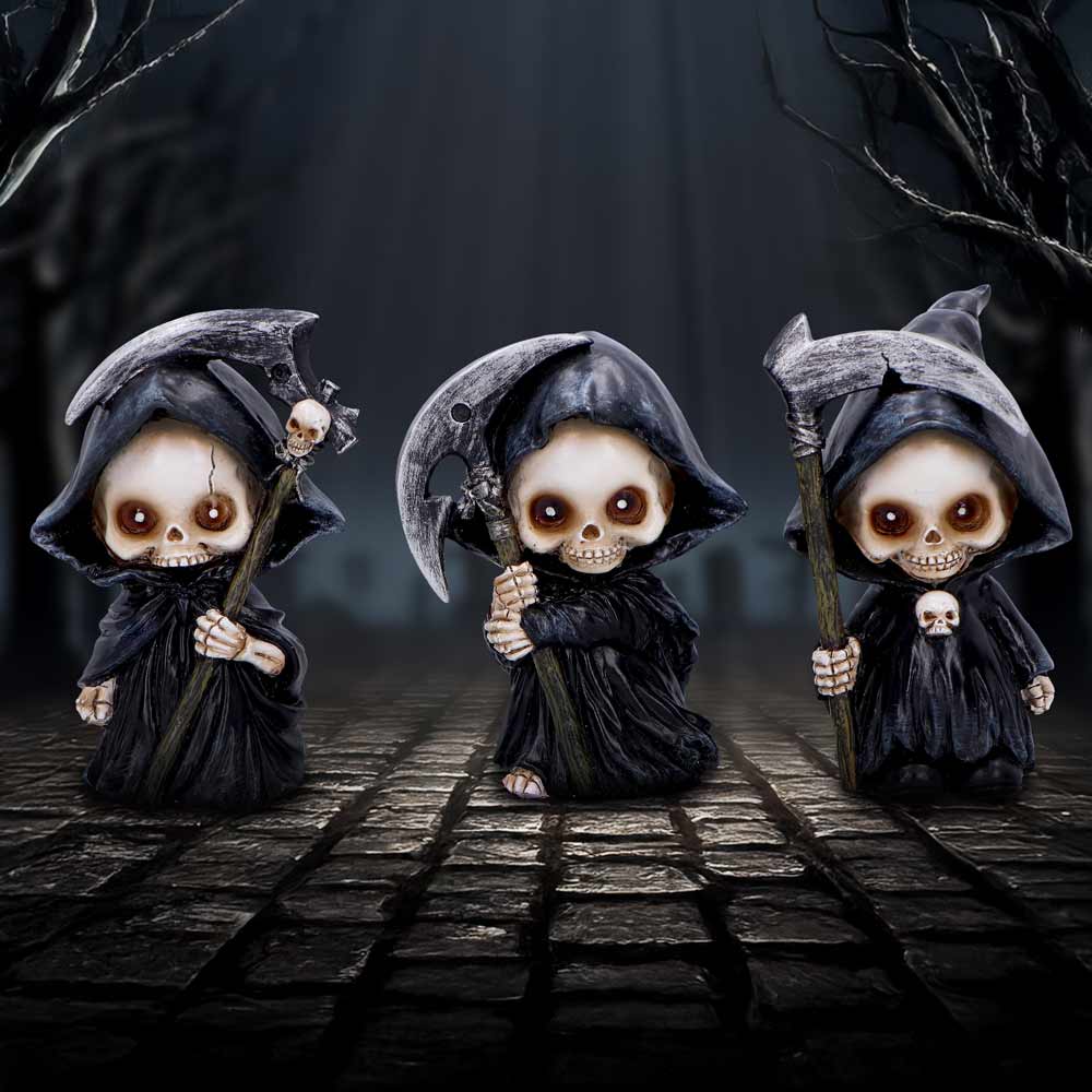 Trio of Terror Three Reaper Figurines 9cm 7