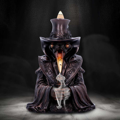 Miasma Plague Doctor Backflow Incense Burner 18cm 7