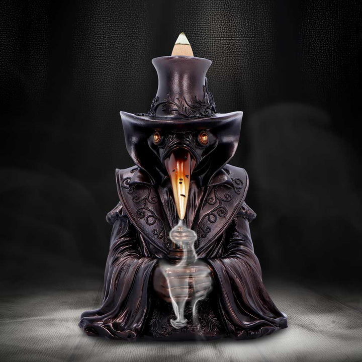 Miasma Plague Doctor Backflow Incense Burner 18cm 7