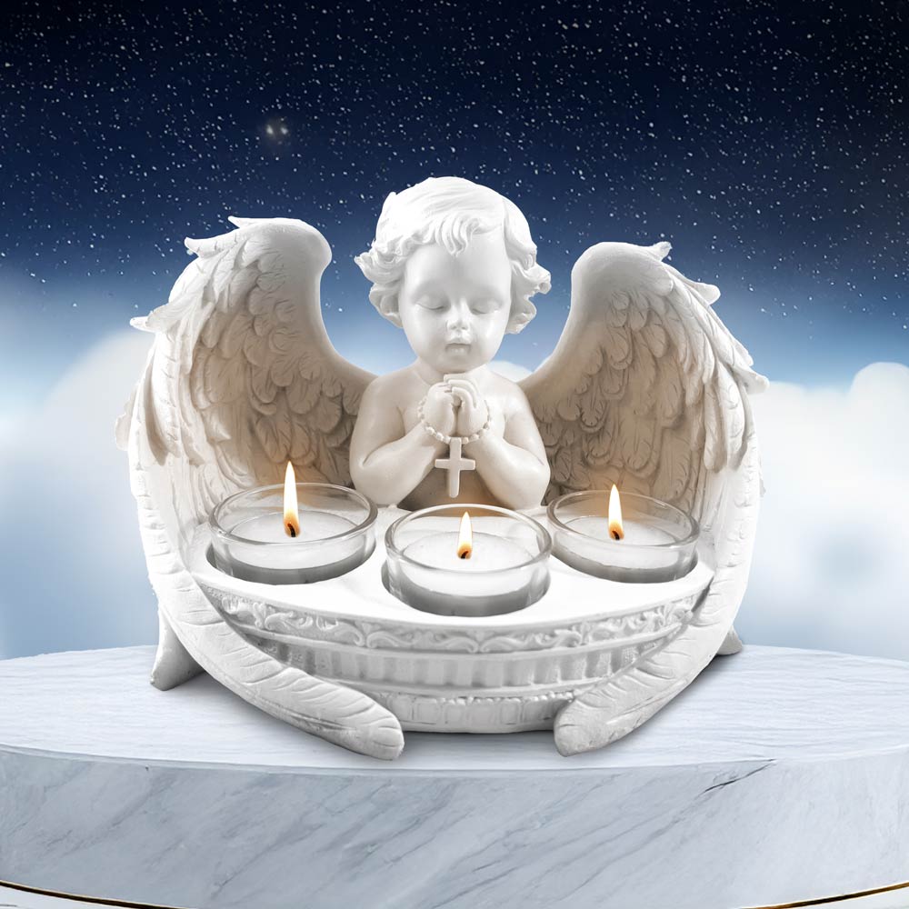 Prayers to Heaven Tea Light Holder 14.5cm 7