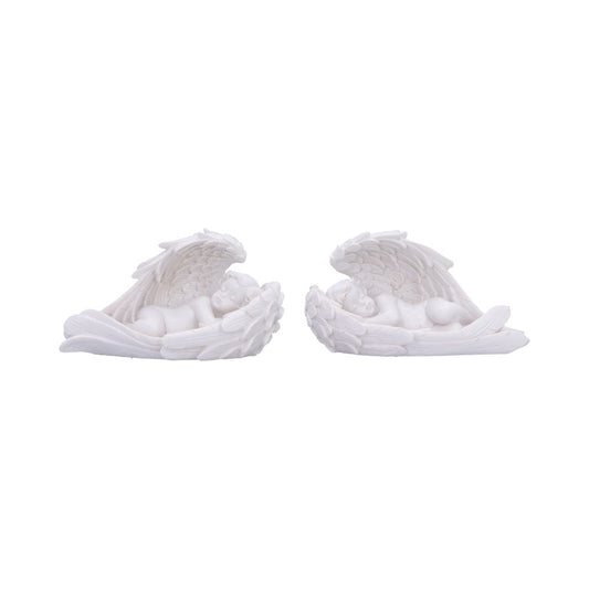 Softly They Sleep Set of Two Sleeping Cherub Figurines 10cm 1