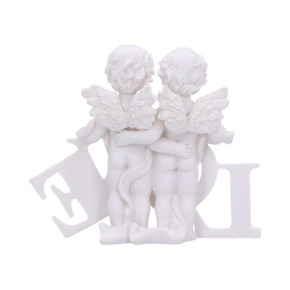 Heavenly Love Cherub Couple Standing Figurine 12.5cm 3