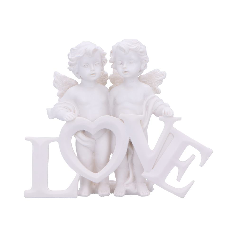 Heavenly Love Cherub Couple Standing Figurine 12.5cm 1