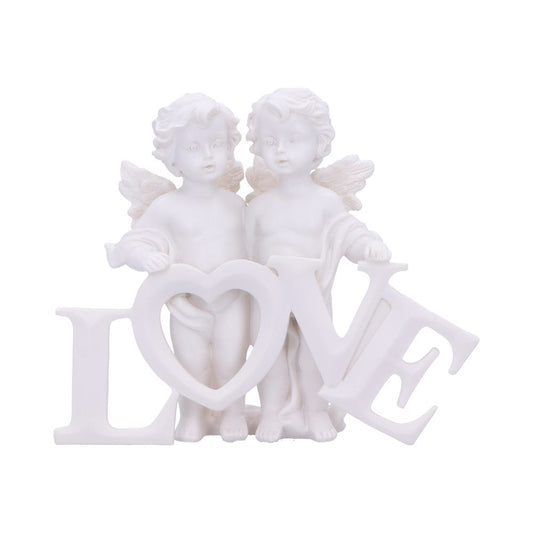 Heavenly Love Cherub Couple Standing Figurine 12.5cm 1
