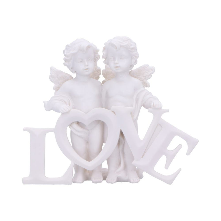 Heavenly Love Cherub Couple Standing Figurine 12.5cm 1