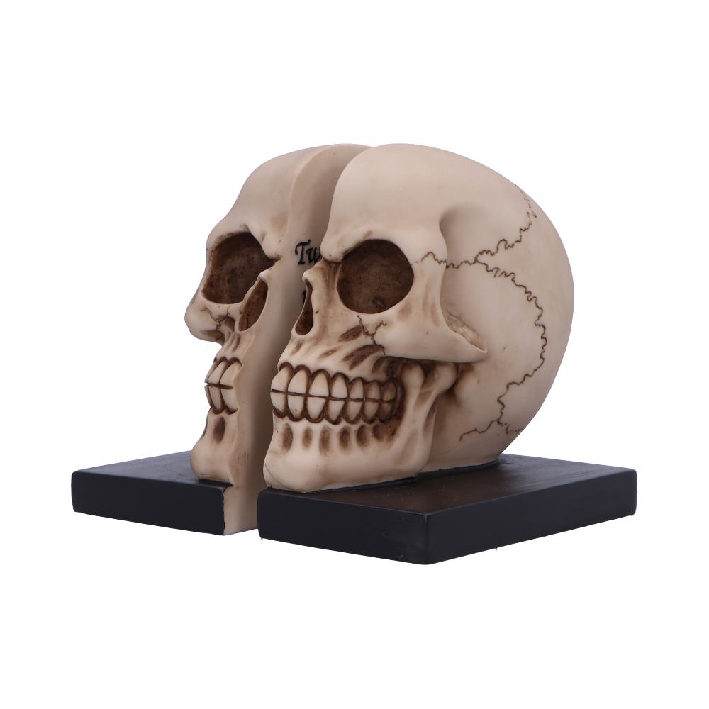 Final Chapter Bookends Skull 13.5cm 2