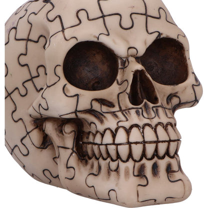 Puzzled Skull Resin Statue 11.7cm 5