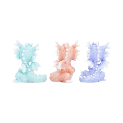 Coralscale Hatchling Trio Dragon Figurines 8.7cm 3