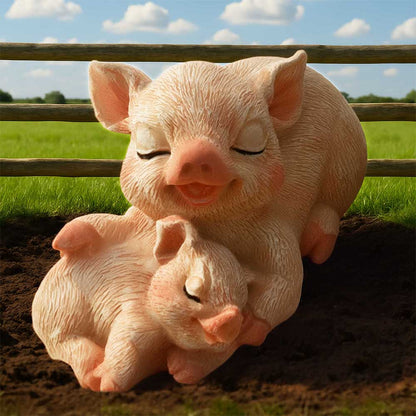Snuggle Mini Pig Figurine 6.3cm 7