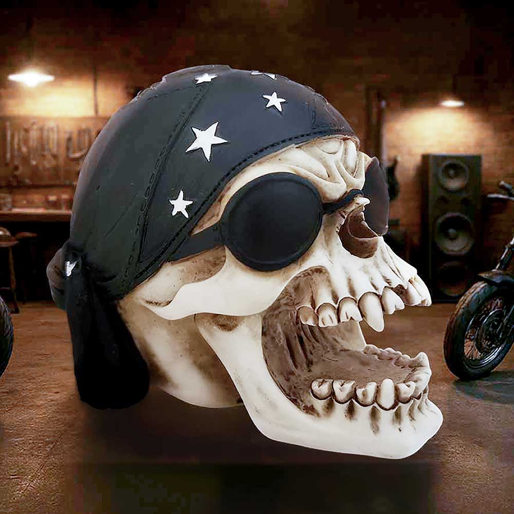 Skull Throttle Gothic Figurine 7.9cm 7