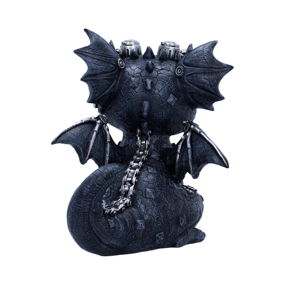 Coglet Black Steampunk Dragon 17.7cm 3
