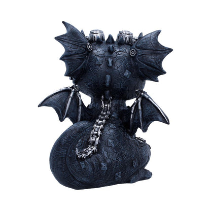 Coglet Black Steampunk Dragon 17.7cm 3