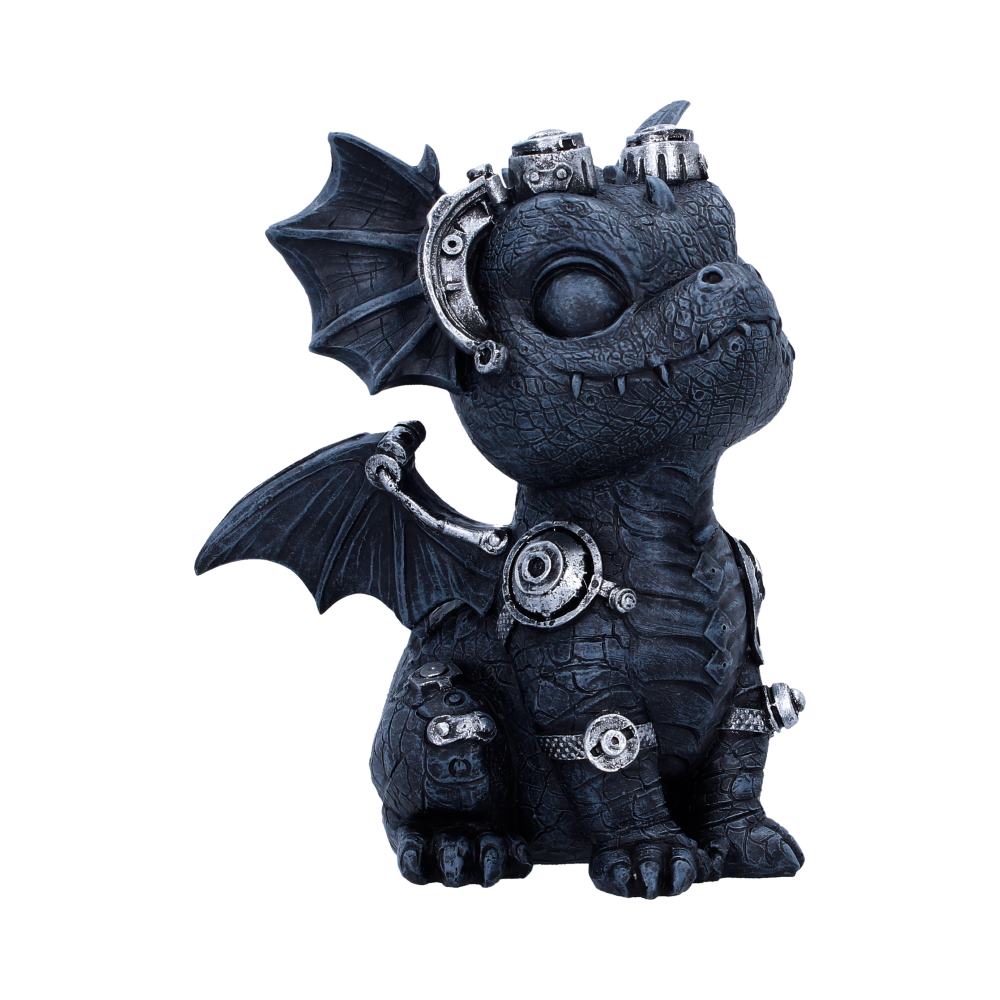 Coglet Black Steampunk Dragon 17.7cm 4