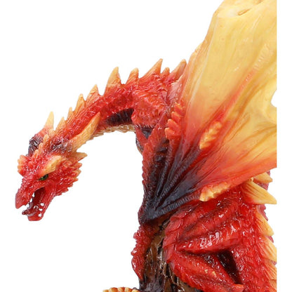 Vermilion Inferno Dragon Figurine 22.5cm 5