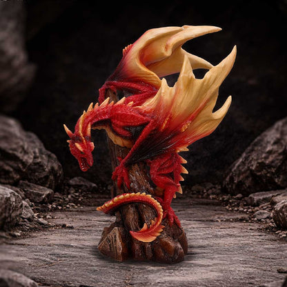 Vermilion Inferno Dragon Figurine 22.5cm 7