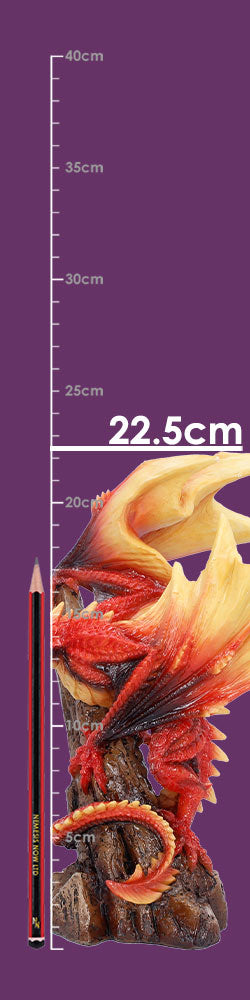 Vermilion Inferno Dragon Figurine 22.5cm 8