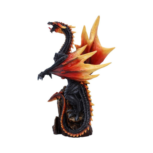 Obsidian Inferno Dragon Figurine 23.7cm 2