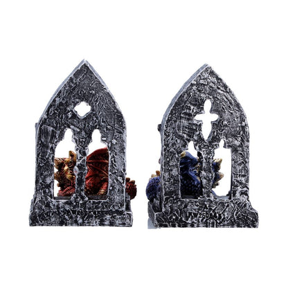 Gate Keepers Dragon Figurine Set of Two 10.2cm 3
