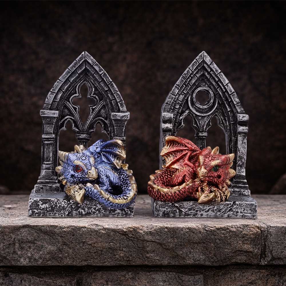 Gate Keepers Dragon Figurine Set of Two 10.2cm 7