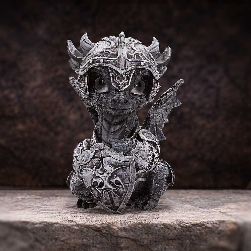 Sir Shieldscale Dragon Figurine 14cm 7