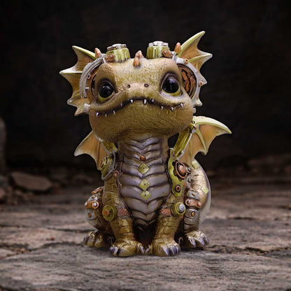 Coglet Gold Steampunk Dragon 17.5cm 7