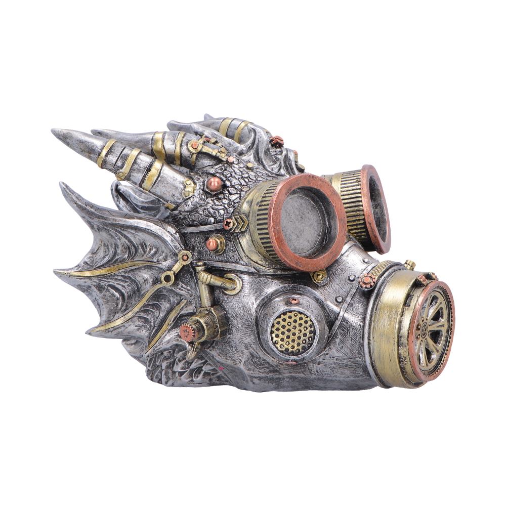 Steampunk Masked Sentinel Helmet Figurine 14cm 1