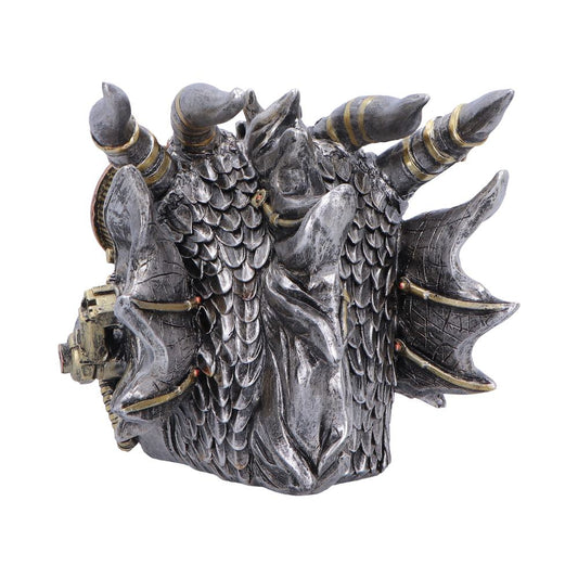 Steampunk Masked Sentinel Helmet Figurine 14cm 2