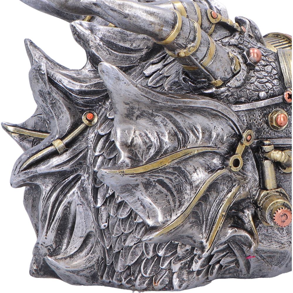 Steampunk Masked Sentinel Helmet Figurine 14cm 4