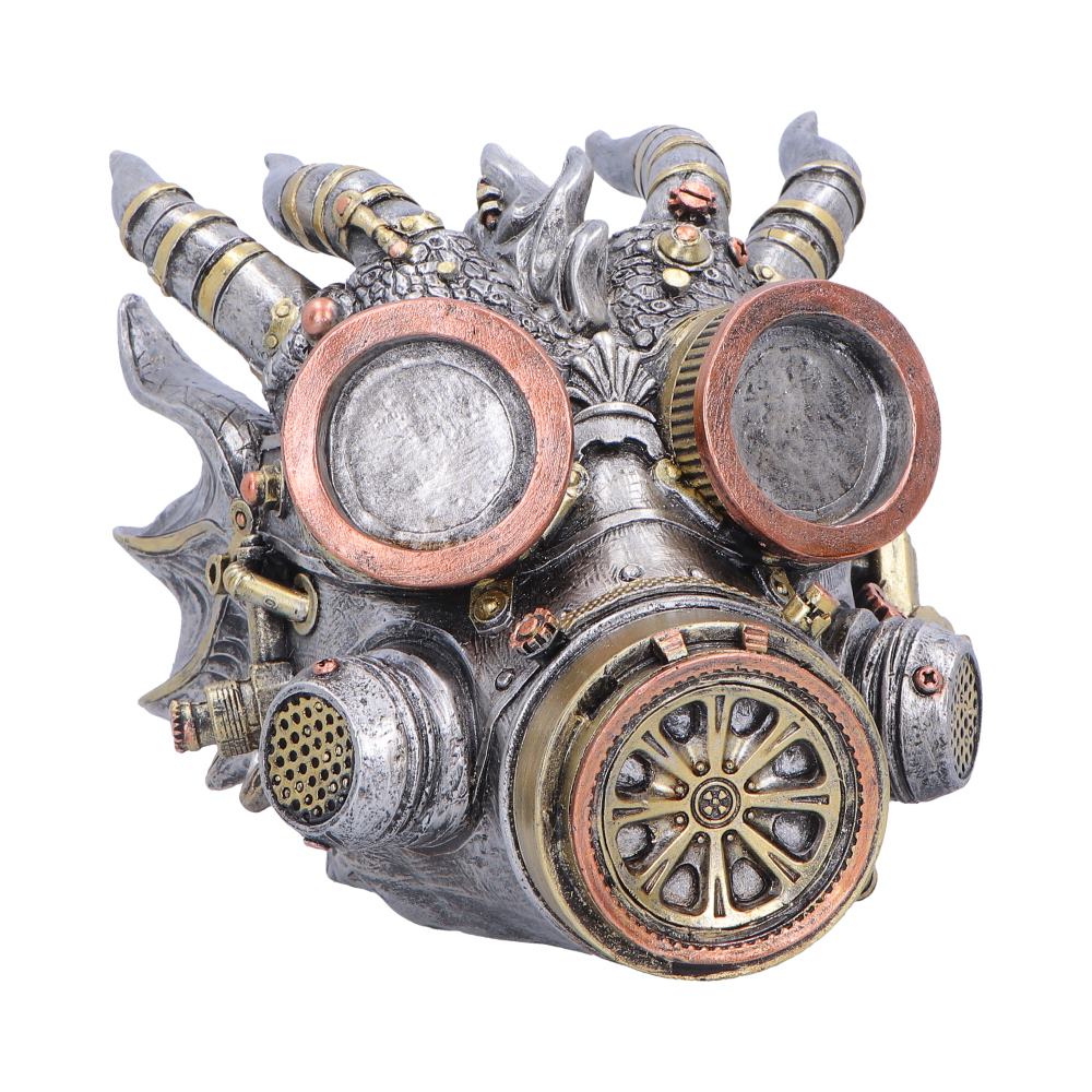 Steampunk Masked Sentinel Helmet Figurine 14cm 7