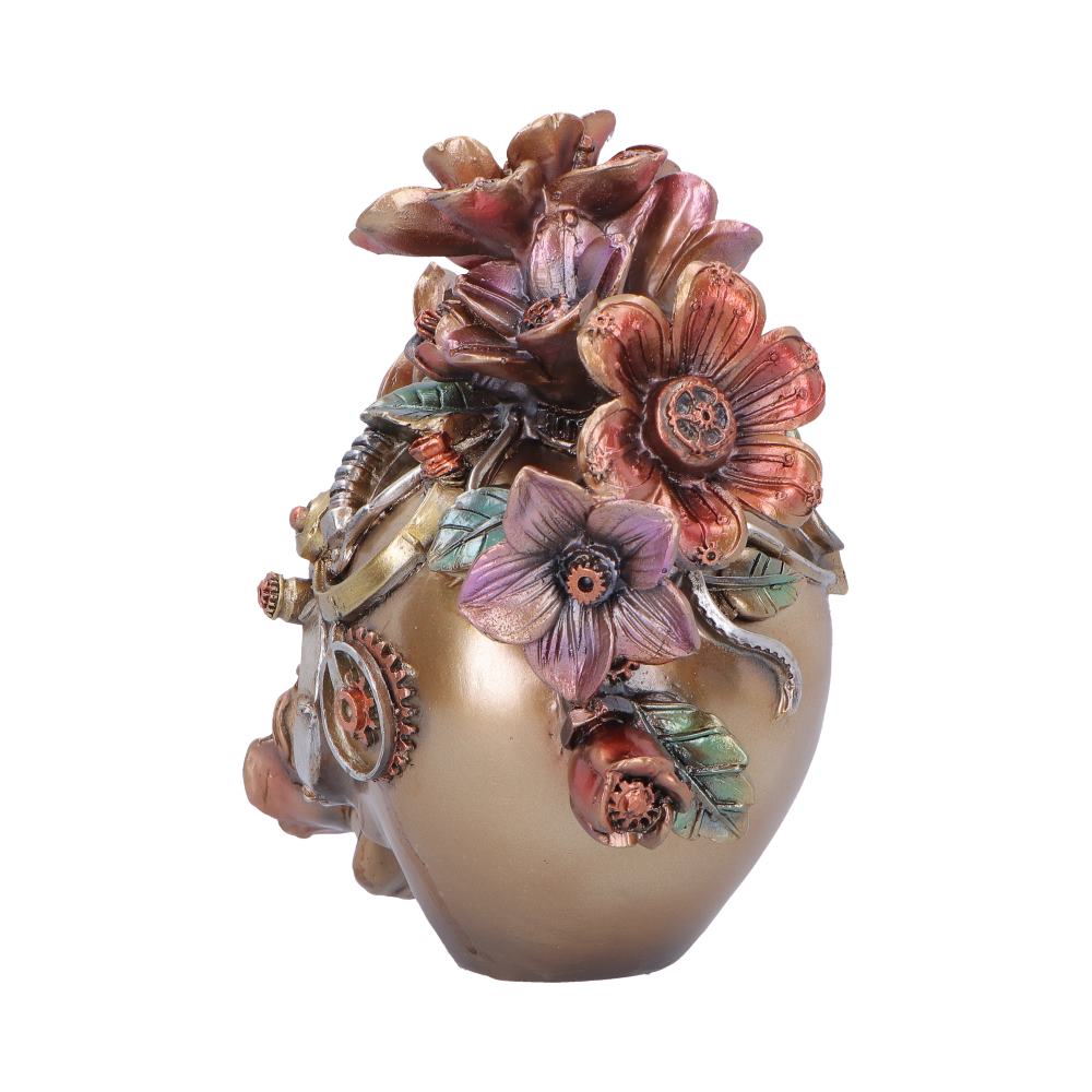 Clockwork Bloom Steampunk Skull 16cm 3