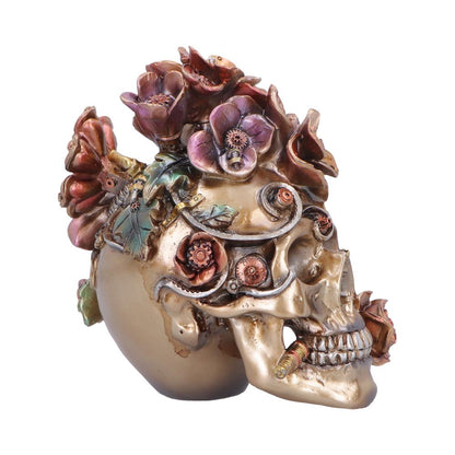 Clockwork Bloom Steampunk Skull 16cm 4