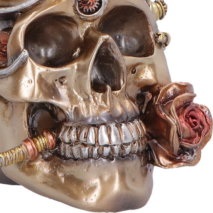 Clockwork Bloom Steampunk Skull 16cm 5