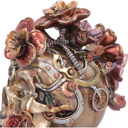 Clockwork Bloom Steampunk Skull 16cm 6