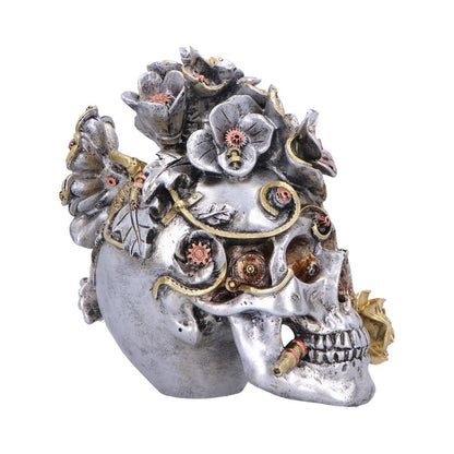 Clockwork Bloom Steampunk Skull 16cm 4
