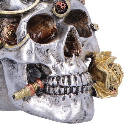 Clockwork Bloom Steampunk Skull 16cm 5