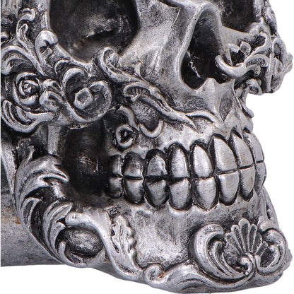 Gilded Memento Gothic Skull Figurine 12.2cm 5