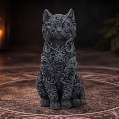 Hexbound Familiar Black Cat Figurine 23cm 7