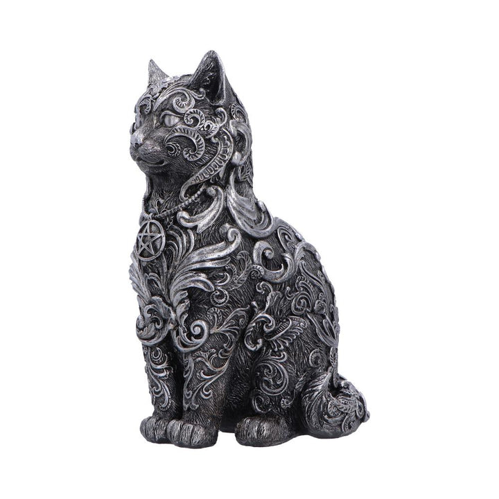 Hexbound Familiar Silver Cat Figurine 23cm 2