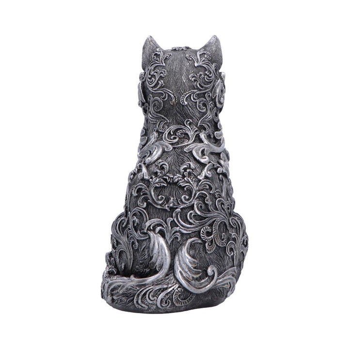 Hexbound Familiar Silver Cat Figurine 23cm 3